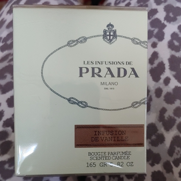 Prada Infusion de Vanille Scented Candle in Cream and Brown - Picture 1 of 4